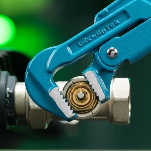 Ключ трубный рычажный №0, 3/4", литой, тип "L" Сибртех фото 11