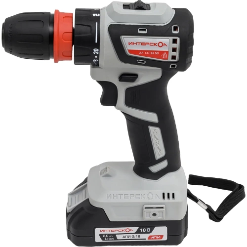 Бесщеточная аккумуляторная дрель-шуруповерт Интерскол ДА-13/18В 50 комби АПИ Li-ion, кейс, 2 аккум., 2 Ач, 4 насадки 776.2.2.79 фото 8 Бесщеточная аккумуляторная дрель-шуруповерт Интерскол ДА-13/18В 50 комби АПИ Li-ion, кейс, 2 аккум., 2 Ач, 4 насадки 776.2.2.79 фото 8