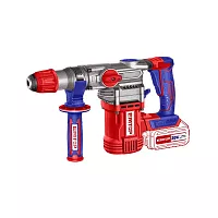 Аккумуляторный перфоратор emtop напряжение: 20 В, скорость холостого хода: 0-930 об/мин, скорость удара: 0-4400 об/мин ELRH202882