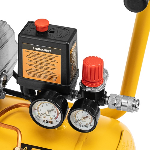 Компрессор воздушный прям. привод DCV1800/50, 1,8 кВт, 50 литров, 320 л/мин Denzel фото 14