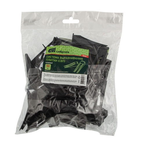 Система выравнивания плитки СВП, клинья, 50 шт в пакете Сибртех фото 7