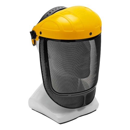 Щиток защитный лицевой с сеткой "СВОНА" НС-01 "ЛЮКС", плавная регулировка храповик Denzel фото 2