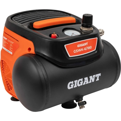 Безмасляный малошумный компрессор Gigant GSWK-6/180 фото 7