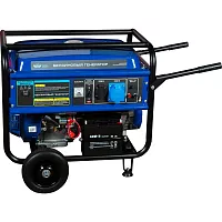 Бензиновый генератор ООО ТД Гидромаркет 6,5 квт медная обмотка. на колёсах GMGen-6,5-220*2