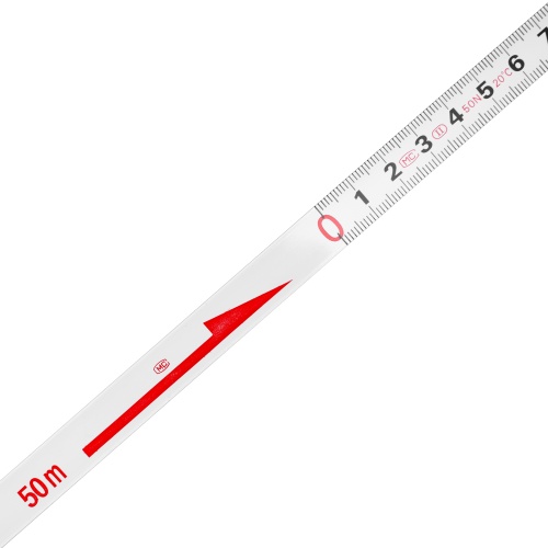 Рулетка геодезическая, 50 м х 12,5 мм, металлическая лента, закрытый корпус Matrix фото 6