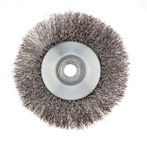 Щетка для УШМ, 115 мм, М14, "тарелка", витая проволока 0.3 мм Сибртех фото 2