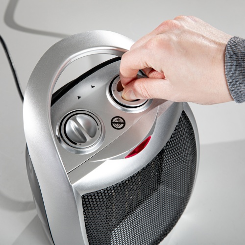 Тепловентилятор электр. керамический FHC-1500, 3 реж., вентилятор, нагрев 750/1500 Вт, MTX фото 11