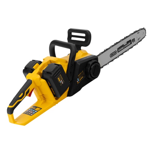 Цепная пила аккумуляторная бесщеточная RCS400-36, Li-ion, 36 В, 4 Ач, шина 400 мм Denzel фото 2 Цепная пила аккумуляторная бесщеточная RCS400-36, Li-ion, 36 В, 4 Ач, шина 400 мм Denzel фото 2