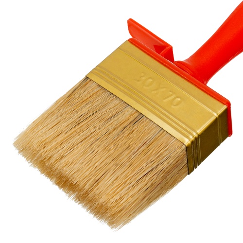 Кисть-ракля, 30 х 70 мм, натуральная щетина, пластмассовый корпус, пластмассовая ручка MTX фото 4