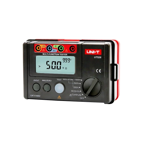 Цифровой тестер УЗО, измеритель заземления и сопротивления изоляции UNI-T UT526 00-00000191 фото 5
