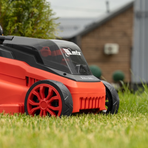 Газонокосилка аккумуляторная бесщеточная CLM-320, 320 мм, травосб. 30 л, Li-Ion, 20 В MTX фото 39