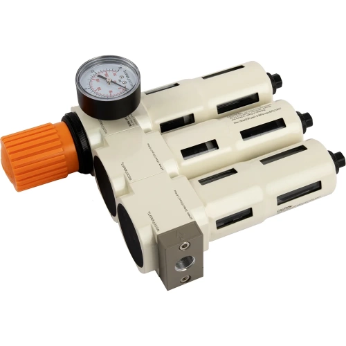 Блок подготовки воздуха WIEDERKRAFT 3/8, 16 бар трехступенчатый с влагоотделителем 25-5-0.3 мкм, аввтоматический сброс WDK-70730FA фото 3 Блок подготовки воздуха WIEDERKRAFT 3/8, 16 бар трехступенчатый с влагоотделителем 25-5-0.3 мкм, аввтоматический сброс WDK-70730FA фото 3