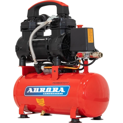 Компрессор Aurora PASSAT-8M BLACK тихий, без масл. (8л, 160л/мин, 0.81кВт) 39009 Компрессор Aurora PASSAT-8M BLACK тихий, без масл. (8л, 160л/мин, 0.81кВт) 39009