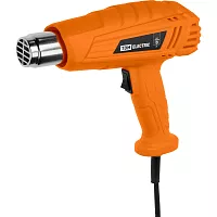 Технический фен TDM ELECTRIC (технический) ТФ-03, 2000 Вт, 2 режима регулировки температуры, 350/600 °C, 300/500 л/мин, "Гранит" SQ1029-0103