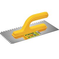 Гладилка зубчатая из нержавеющей стали Stayer Master 08012-06_z01 130х270 мм 6х6 мм