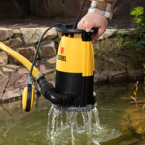 Дренажный насос для чистой и грязной воды DP450S, 450 Вт, напор 6 м, 12000 л/ч Denzel фото 15