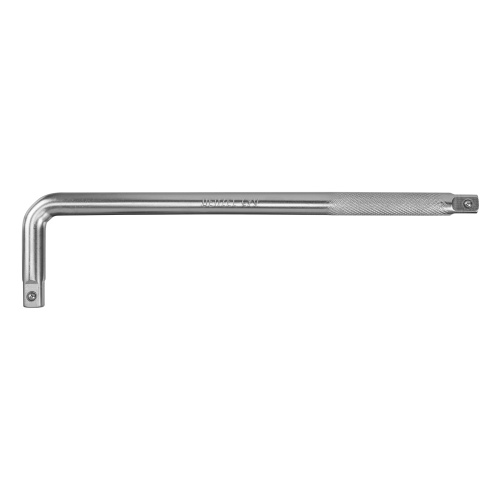 Вороток Г-образный, 300*75 мм, квадрат 1/2", CrV, матовый хром Denzel фото 2 Вороток Г-образный, 300*75 мм, квадрат 1/2", CrV, матовый хром Denzel фото 2