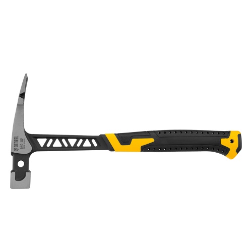 Молоток каменщика 680 г, цельнокованый, двухкомпонентная обрезиненная рукоятка Denzel фото 3