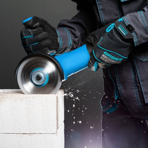 Диск алмазный, 125 х 22.2 мм, тонкий, сплошной (Jaguar) мокрая резка Gross фото 6