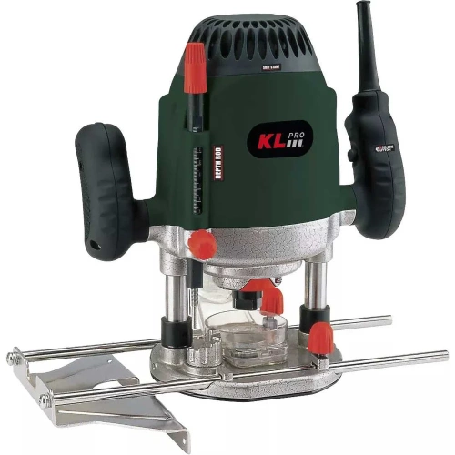 Профессиональная фрезерная машина KLPRO сеть, 1800Вт, 9000-23000об/мин, 6-8-12мм 20226 KLEF1205