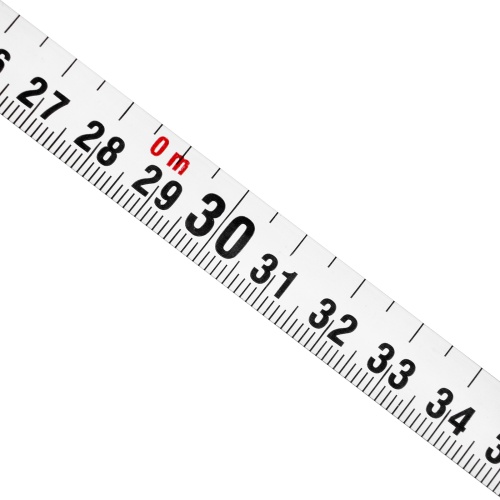 Рулетка геодезическая 50 м х 13 мм, откр, корп, металлическая лента, Super-Нейлон, двусторонняя шкала Gross фото 5