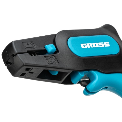 Щипцы для зачистки электропроводов 0.2-6 мм2 (10-24 AWG) лезвие: нержавеющая сталь Gross фото 6