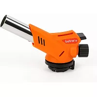 Насадка - горелка газовая Bohrer 360 раб. в любом полож., вентиль с пьезо, для газового баллончика 89101036