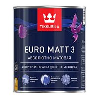 Краска латексная Tikkurila Euro Matt-3 основа C 0,9 л