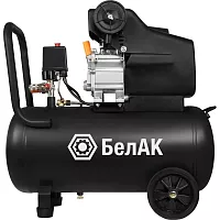 Компрессор воздушный поршневой масляный для гаража БелАК 50л БАК.99201