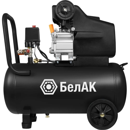 Компрессор воздушный поршневой масляный для гаража БелАК 50л БАК.99201 Компрессор воздушный поршневой масляный для гаража БелАК 50л БАК.99201