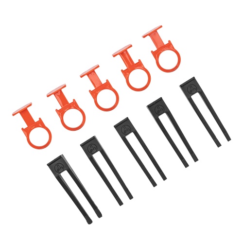 Комплект зажим и клин для системы выравнивания плитки СВП Кольцо, 40/40 шт. в пакете Сибртех фото 3