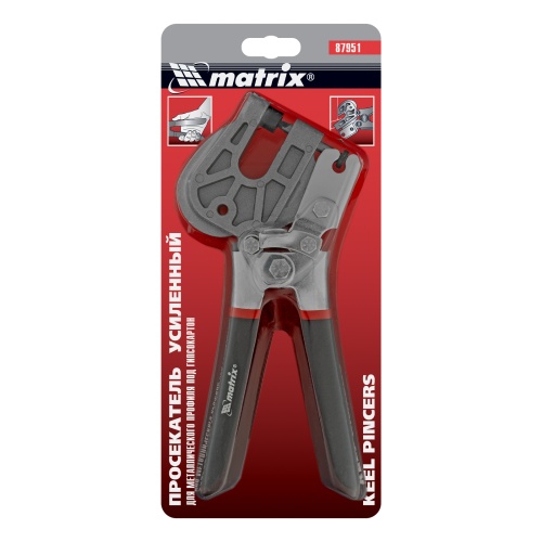 Просекатель для металлического профиля, под гипсокартон, работа одной рукой Matrix фото 7