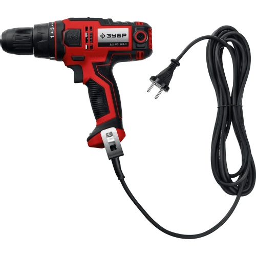 Сетевая дрель-шуруповерт ЗУБР ДШ-М3-500-2 фото 5 Сетевая дрель-шуруповерт ЗУБР ДШ-М3-500-2 фото 5