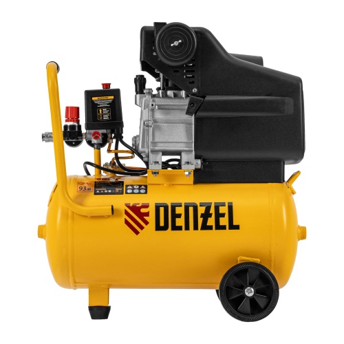 Компрессор воздушный DC1500/24, прямой привод, 1.5 кВт, 24 литра, 220 л/мин Denzel фото 5