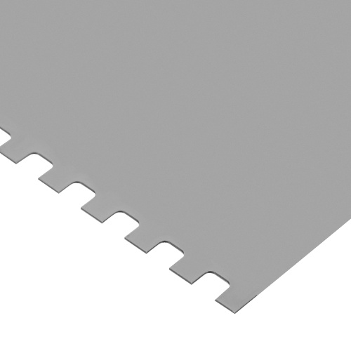 Шпатель из нержавеющей стали, 100 мм, зуб 4 х 4 мм, пластмассовая ручка Сибртех фото 3