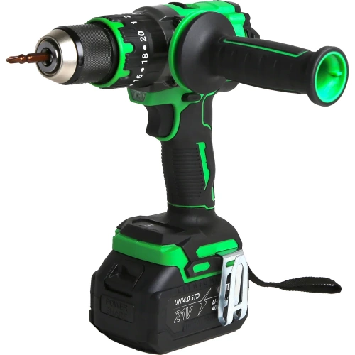 Аккумуляторная ударная бесщеточная дрель-шуруповерт в кейсе WORTEN 150 Нм, 2х4.0Ач, 21В КА-90000703 фото 3 Аккумуляторная ударная бесщеточная дрель-шуруповерт в кейсе WORTEN 150 Нм, 2х4.0Ач, 21В КА-90000703 фото 3