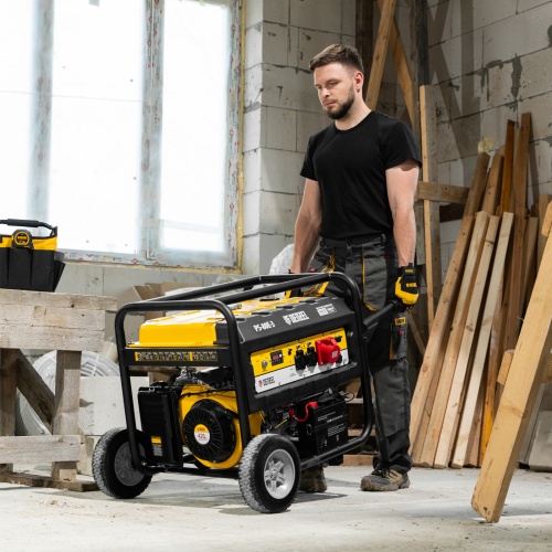 Транспортировочный комплект (колеса и ручки) для генераторов PS Denzel фото 9