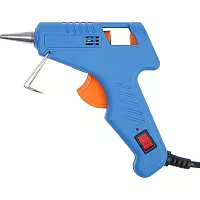 Клеевой пистолет ТУНДРА 20 Вт, 220 В, выключатель, индикатор, длинное сопло, 7 мм 1026054