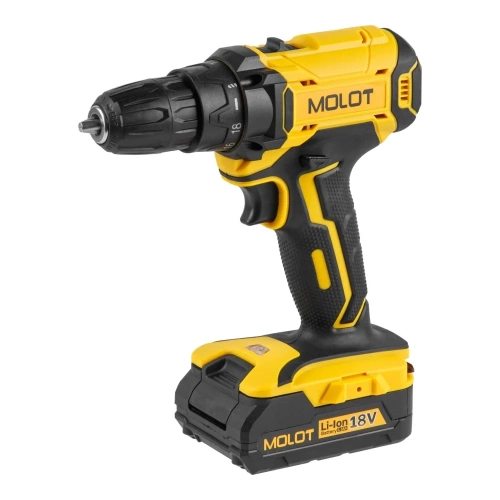 Аккумуляторная дрель-шуруповерт MOLOT MBD 1815 Li в чем. 1335504 фото 11 Аккумуляторная дрель-шуруповерт MOLOT MBD 1815 Li в чем. 1335504 фото 11