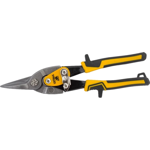 Ножницы по металлу Ultima 250 мм, пряморежущие, обрезиненные рукоятки 119019 фото 4