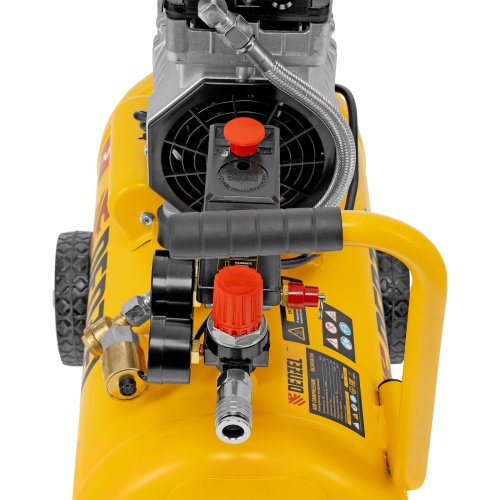 Компрессор DLS950/24 безмаслянный малошумный 950 Вт, 165 л/мин, ресивер 24 л Denzel фото 17