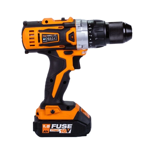 Дрель-шуруповёрт с щеточным двигателем Villager VLP 5220-2BSC 056356 фото 6 Дрель-шуруповёрт с щеточным двигателем Villager VLP 5220-2BSC 056356 фото 6