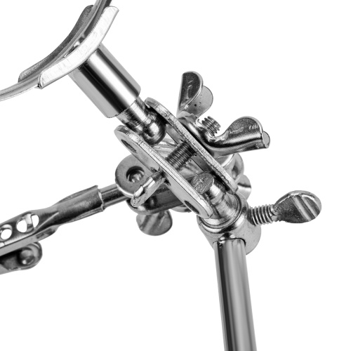 Зажим для пайки "Третья рука" с лупой Sparta фото 6