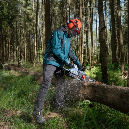 Пила цепная аккумуляторная SENIX X6 60V, 45 см, АКБ 4 Ач, ЗУ 3А CSX6-M1-EU фото 4