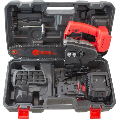 Цепная минипила аккумуляторная бесщеточная EDON (21В.,25.4см.) UNS-21/25BL 22470 фото 8 Цепная минипила аккумуляторная бесщеточная EDON (21В.,25.4см.) UNS-21/25BL 22470 фото 8