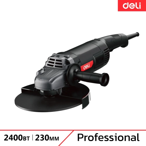 Профессиональная угловая шлифмашина болгарка DELI DE-JM230-2E 142594 Профессиональная угловая шлифмашина болгарка DELI DE-JM230-2E 142594