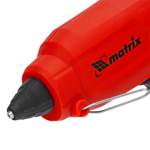 Клеевой пистолет, 11 мм, 40 (100) Вт, 18 г/мин, выключатель и индикатор напряжения Matrix фото 6