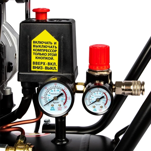 Безмасляный поршневой компрессор QUATTRO ELEMENTI PACIFIC 100-480 480 л/мин, 100 л, 3.5 л.с, 8 бар 915-373 фото 3 Безмасляный поршневой компрессор QUATTRO ELEMENTI PACIFIC 100-480 480 л/мин, 100 л, 3.5 л.с, 8 бар 915-373 фото 3