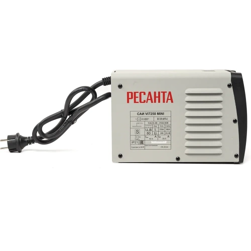 Сварочный аппарат инверторный Ресанта САИ VI7250 MINI 900/65/200 фото 6 Сварочный аппарат инверторный Ресанта САИ VI7250 MINI 900/65/200 фото 6