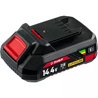 Аккумуляторная батарея ЗУБР 14.4В, Li-Ion, 2Ач, тип С1 АКБ-С1-14-2